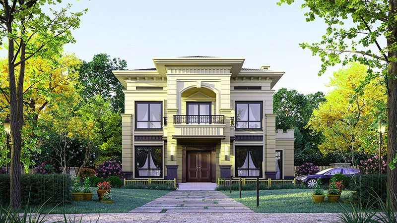 荥经中式合院住宅，开放庭院与邻里乡亲更亲近